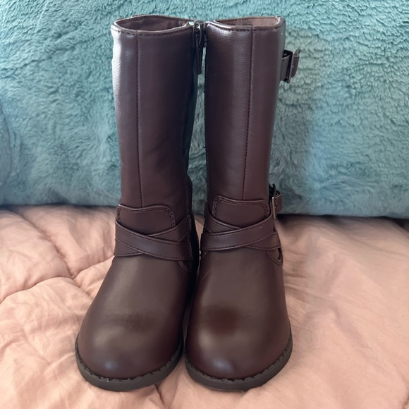 LIKE NEW! Brown Baby/Toddler Riding Boots; Sz. 6 - Picture 8 of 10